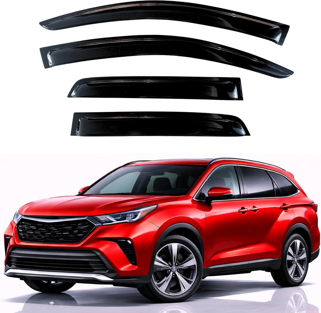 Rain Guards Window Visors for 2020-2026 Toyota Highlander