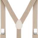 Men's Boys' Bow Tie and Suspenders Set Adjustable Elastic