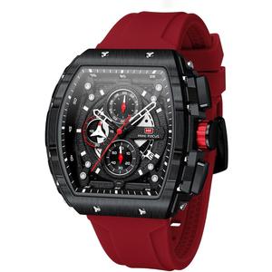 AIMES Watch Wristwatch for Men Fashion Casual Cool Big Dial Watch Luminous Waterproof Sport Analog Quartz Business Mens Watches Silicon Strap Dress Watch