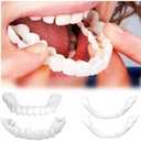 2 Pairs, Temporarily Adjustable for Men and Women, Regain Confidence(White)