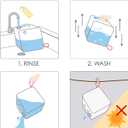 Collapsible Water Container with Spigot, 25.3 Gallon BPA Free Camping Water Storage Jug Carrier for Outdoors Hiking Backpack RV&Emergency, Survival Water Canteen-Portable Foldable Transparent