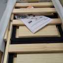 Dog Stairs/Ramp for Bed, Wooden Convertible Pet Steps, Portable Dog Ladder Up to 180 Pound for Elderly/Short-Legged Dogs, 3 Steps for Beds, Couch, Cars