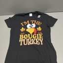 Thanksgiving I'm The Bougie Turkey Matching T-Shirt S