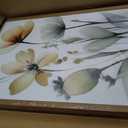 SYWENNOI Triptych Watercolor Botanical Framed Cnavas Wall Art 20x30 inch x3
