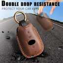 Fits for Subaru Key fob Cover (4 Button Brown)