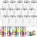 Roowest 48 Pcs Coin Jars for Behavior Tokens Bulk Plastic Reward Jars for Kids Token Classroom Behavior Management Back to School Supplies Teacher Tools, 12.6"W x 12.2"H