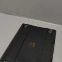 Joy&Grace Appliance Slider for Kitchen Appliances 360° Rolling Sliding Tray for Coffee Maker Countertop, Bamboo Coffee Pot Slider Rolling Tray (Black, Medium 14.5" x 10")