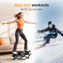 RELIFE REBUILD YOUR LIFE Rock Stepper Side to Side Rocking Fitness Stepper, Low-Impact Balance Board with Resistance Bands,Non-Slip Base for Full Body Workout, Fitness Machine Equipment at Home