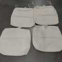 24"x27.5" Outdoor Deep Seat Patio Cushions Set of 2, Deep Seat Bottom Resilient Foam Filling Water-Resistant Stain-Resistant UV Resistant Weather Resistant with YKK Zippers, Putty
 Almond