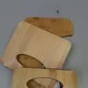 Beinilai Foldable Toilet Stool,7 Inches Poop Stool for Bathroom,Bamboo Toilet Stool Squat Adult,Potty Stool with Anti-Slip Strip (Yellow)