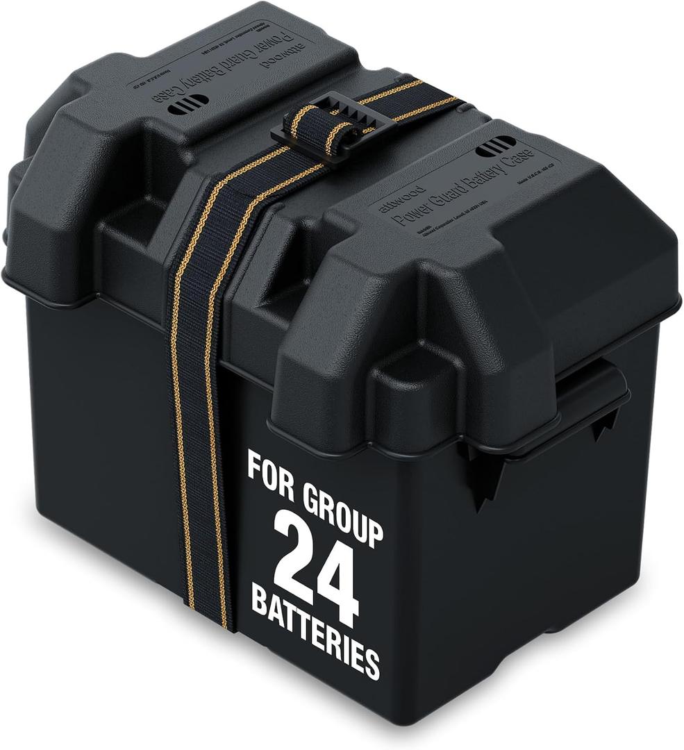 Attwood Group 24 Vented Marine Battery Box, Group 24 Batteries