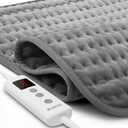 XXXL Heating Pad for Back Pain Relief, CooCoCo Extra Large Heat Pad for Period Cramps, 6 Heat Settings, Auto Off, Moist Heat, Machine Washable, Gifts for Mom Dad Women Men Her Him, 18" x 33"