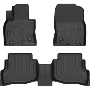 Cartist Floor Mats Custom Fit for Mazda CX-9 2016-2023 All Weather Floor Mat for CX 9 Accessories 2 Rows Liner TPE Heavy Duty