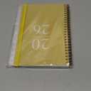 2026 Planner - A5 Weekly & Monthly Planner Spiral Bound, January 2026 - December 2026, Academic Planners 2026 with Flexible Cover, Tabs, Inner Pocket, 6.4" x 8.5", Yellow