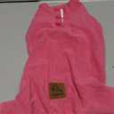 cyeollo Dog Pajamas Warm Fleece Coat Pjs Thermal Sweater Dog Onesie Stretchy Winter Doggie Jumpsuit Pet Outfits for Small Dogs, Pink L