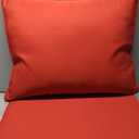 EAGLE PEAK Outdoor Deep Seat Patio Seat Cushion Set, 25 x 25 x 5 inch, 2-Piece Back Chair Cushion, Set of 1, Red