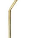 BESPORTBLE Toilet Flush Lever Toilet Lever Handle Toilet Tank Flush Lever Side Mount Toilet Lever Handle Compatible for Toilet Tank (Silver+Gold) Toilet Handles