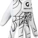 Golf Gloves Kids Junior Toddlers Left Hand Children's Premium Youth Golf Gloves Boys Girls (XL(Age11-14)White)