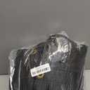 iCover 6x12ft Privacy Screen Fence, Outdoor Fencing Panels, Garden Windscreen Mesh Shade Sail Net Barrier, Include Reinforced Bindings and Brass Grommets Cable Zip Ties, Black