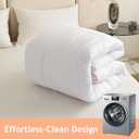 King Size Mattress Toppers, Mattress Pad Cover for Back Pain,Cooling Mattress Protector with 8-15" Inch Deep Pocket,Quilted Overfilled Down Alternative Filling 78x80 inch, White