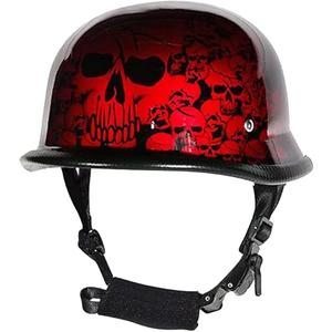 Colorful Baseball German Novelty Cap Skull Graveyard Novelty Skull Headgear (Small, Red) Colorful Baseball German Novelty Cap Skull Graveyard Novelty Skull Headgear (Small, Red)