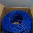 Category Cable, LAN Cable, Network Cable, CAT6 Solid Bulk Ethernet Cable, 23AWG 4 Pair, Unshielded Twisted Pair (UTP),DSX-8000 Certified,550MHz (Blue, 1000ft)