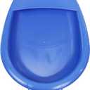 PEPE Mobility Bed Pan for Women and Men, Portable with Handle, Commode Pan for Elderly, Handicapped and Disabled, Lightweight, Blue