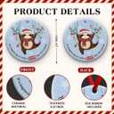 2 x KILYHOME Sloth Dancing Christmas Ornament 2025 - "Its Beginning to Look a Sloth Funny Ornament, Cute Animal Holiday Keepsake - Xmas Tree Hanging Decoration, Idea for Animal Lovers