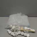 UNKU Cube Storage Organizer, 3 Cube Closet Organizer Storage Shelves, DIY Stackable Bookcase, Clothes Organizer Shelf for Closet, Bedroom, Living Room, Cabinet, Home, Office, Translucent (Clear)