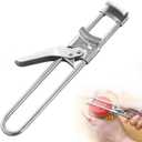 Jar Opener for Weak Hands, Adjustable Stainless Steel Can Opener, Jar Gripper Tight Lid Opener, Kitchen Gadgets, Easy Jar Opener for the Elderly and Children (A)