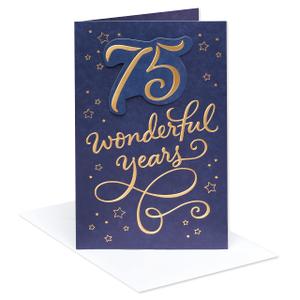 American Greetings 75th Birthday Card 