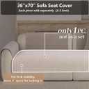 Waterproof Couch Cover for Dogs,Nonslip Sofa Cover for L Shaped Sofa,Washable Furniture Protector Pet Friendly(Coffee,36"x70")