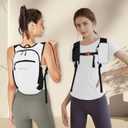 Hiking Backpack 10L/15L Small Daypack Lightweight Packable Travel Foldable Water Resistan for Women Men (White, 15L)