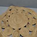 Hand Braided Rounnd Jute Rug Area Rounnd Area Rug Custom Size Round Rug Indian Handmade Home Decor Rounnd Rugs 2x2 feet