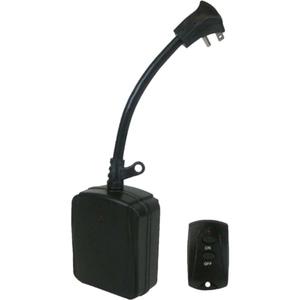 Prime TNOREM02 2-Outlet Black Outdoor Remote Control With Transmitter & 6