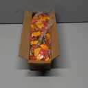 Artificial Fall Hanging Flowers for Outdoors, 2Pcs Faux Silk Fake Morning Glory Mums for Autumn, UV Resistant Realistic Plants for Home Garden Porch Patio Balcony Planter Yard (2Pcs Fall 2 Colors)