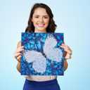 DIAMOND DOTZ Flutterby White Diamond Painting Kits for Adults - Diamond Art Kits a Relaxing Creative Craft Kit with Dotz Gems 12x12