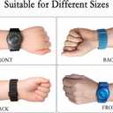 4-Pack Princess Cruise Medallion Holder, Adjustable Nylon Wristband Bracelet for Carnival Ocean Medallion,Watch band Accessories for Princess Cruise Line Ship 2026 for Men Women,Black/White/Pink/Blue