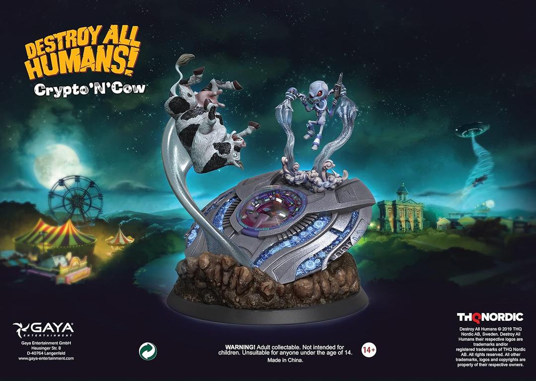 Destroy All Humans! Crypto'n'Cow Figurine