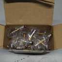 VISTERLITE E12/C7 Base LED Replacement Bulbs for ST38 Outdoor String Lights - Not Solar, Vintage 1W LED Shatterproof Bulb, Warm White 2200K, 25 Pack