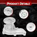 Engine Water Pump with Gasket, Compatible with Hyundai Elantra, Elantra Coupe, Elantra GT, Tucson, Veloster, Veloster N & Kia Forte, Forte Koup, Forte5, Seltos, Soul, Replaces# 251002E020