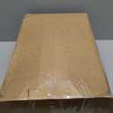 URPOWER Mess Proof Elevated Dog Bowls, High Wall Splash Guard Design, 4 Height Adjustable Raised Bowl Stand, 2 Stainless Steel Bowls, Non-Slip Food Water Set for Large Dogs (Black)