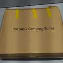 Portable Camping Toilet, Folding Toilet for Adults with Lid and Retractable Toilet Paper Holder, Waterproof Porta Potty with Carry Bag and Disposible Liners for Hiking, RV Travel, Road TripsDark Gray