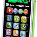 LeapFrog Chat and Count Emoji Phone, Green (2.8"W x 5.8"H x 1"D)