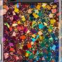 Esdot for iPhone 17 Pro Max Case Cute - Wireless Charging Compatible  Dual-Layer Soft Silicone + Hard Shell - Wildflower Design - Protective Phone Cover for Women Girls - Colorful Fragments Pattern