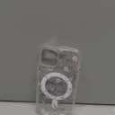 ZTOFERA for iPhone 13/14 Magnetic Case Compatible with Magsafe,Aesthetic Floral Pattern Design Cute for Girl Women,Anti-Drop Protective Hard Phone Cover for iPhone 13/14-Pink Flower