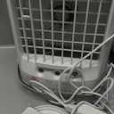 Portable Air Conditioner, Evaporative Air Cooler, 2-4-8H Timer Auto-Off &Remote, Water Tank, Three ultrasonic nozzles, 3-Speed Personal Air Conditioner Cooling Fan