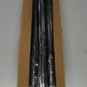 Black Shower Curtain Rod 31 to 80 Inch,1 Inch Diameter Adjustable Spring Tension Stainless Steel Telescoping Rod,Easy Install,No Rust