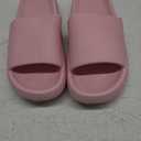 Dirk Slides for Women and Men Sandals Pillow Slippers Shower shoes Cushioned Slides, Pink, 12 Women/ 10 Men