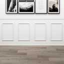 Peel and Stick Wall Molding, Pre Cut, Paintable, 4 Set 16" x 24"